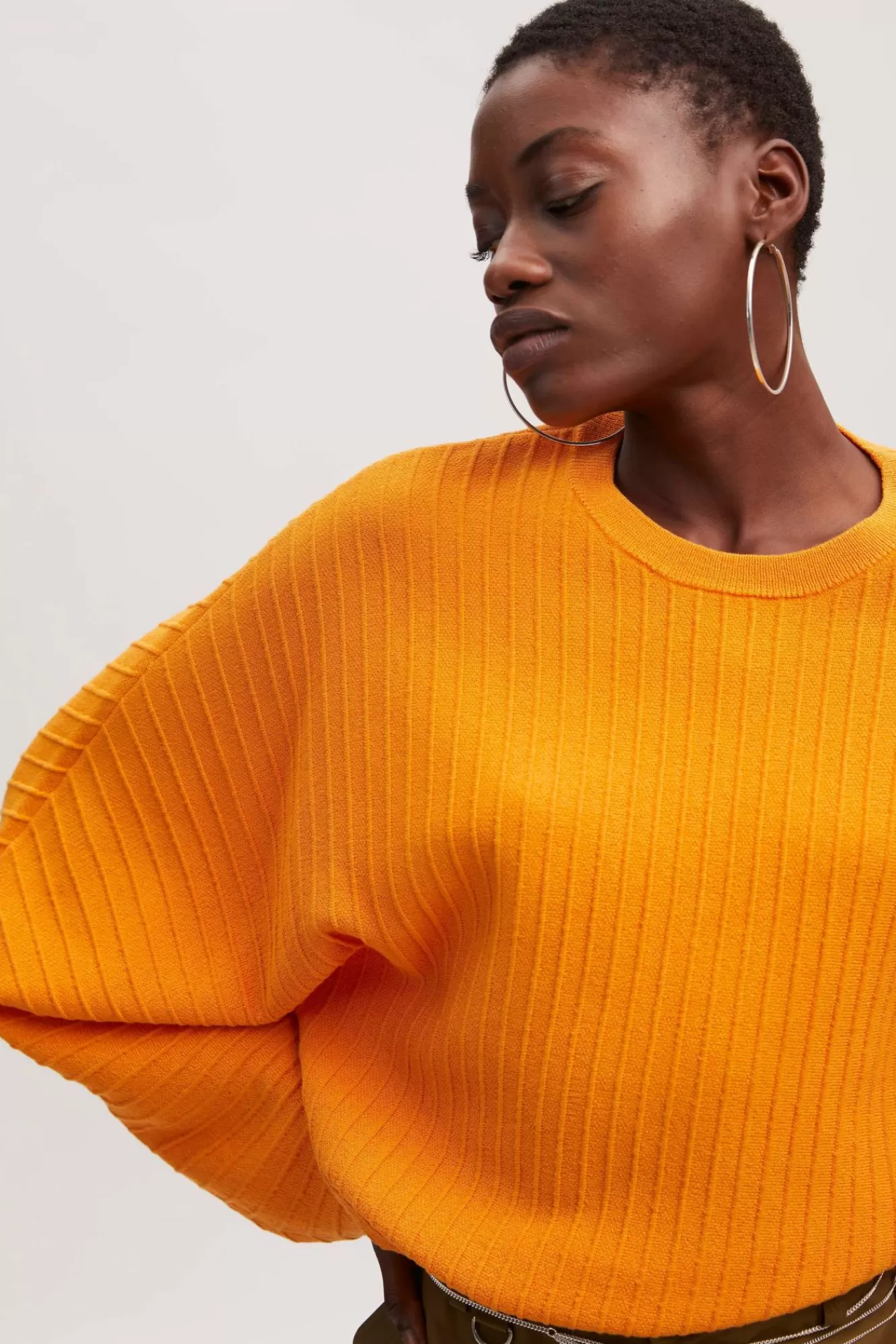 Gestuz Gensere & Cardigans>Aliagz Pullover Flame Orange