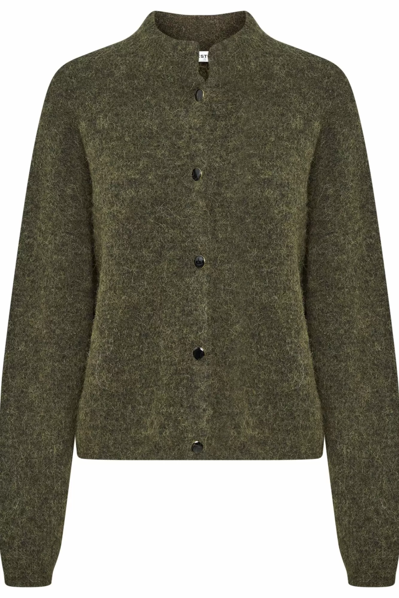 Gestuz Gensere & Cardigans>Alphagz Cardigan Dark Olive Melange