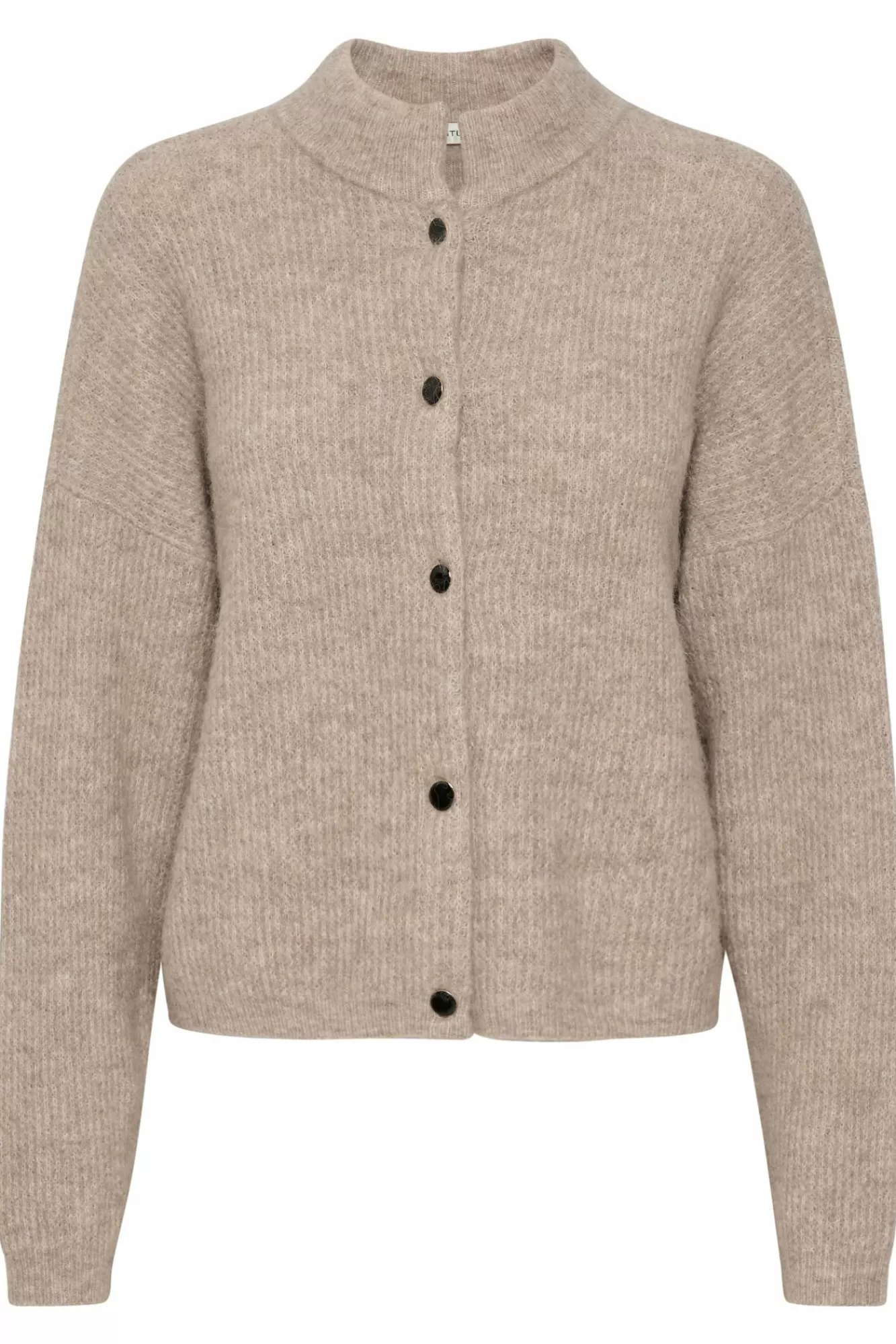 Gestuz Gensere & Cardigans>Alphagz Cardigan Warm Sand Melange