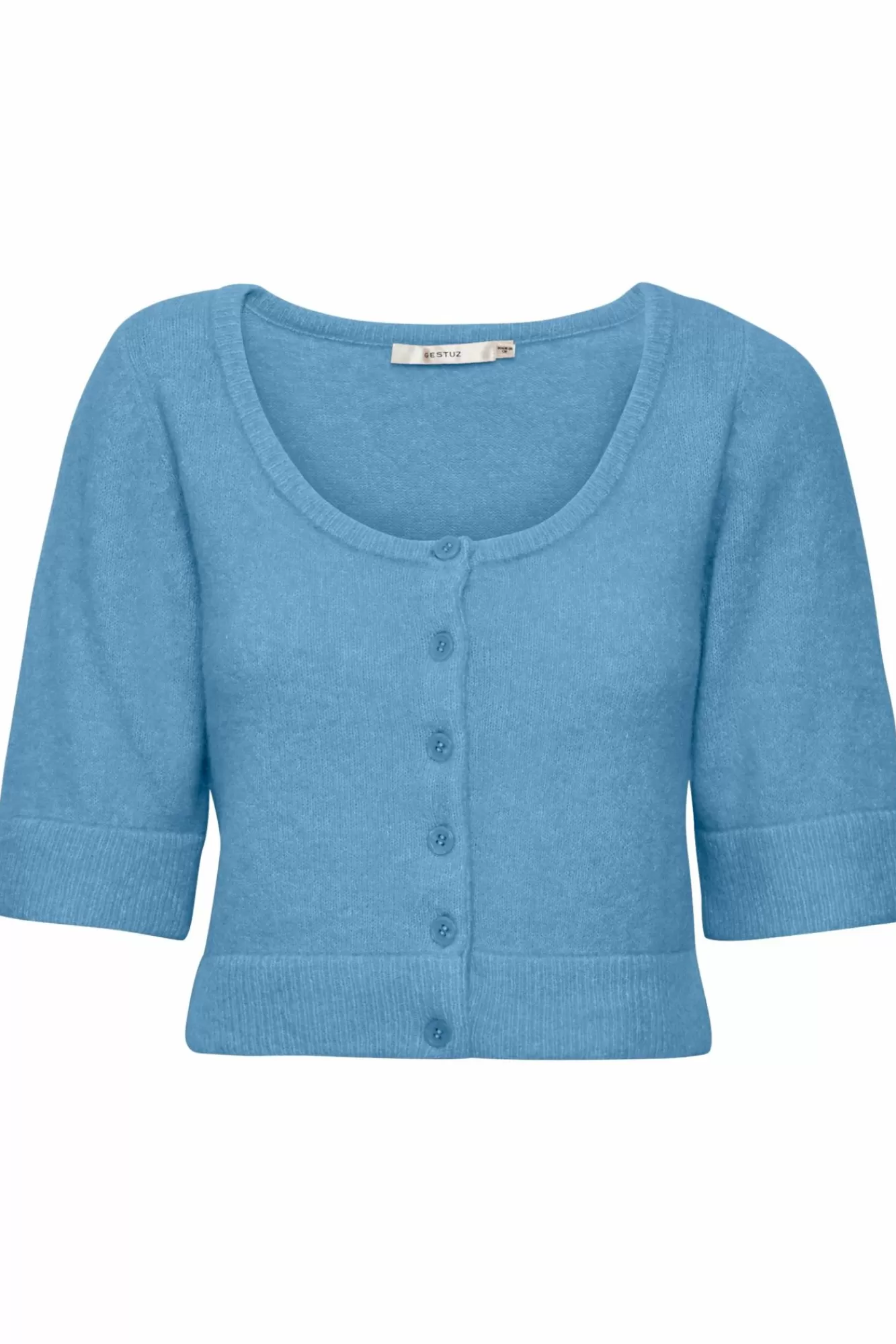 Gestuz Gensere & Cardigans>Alphagz Cardigan Malibu Blue Melange