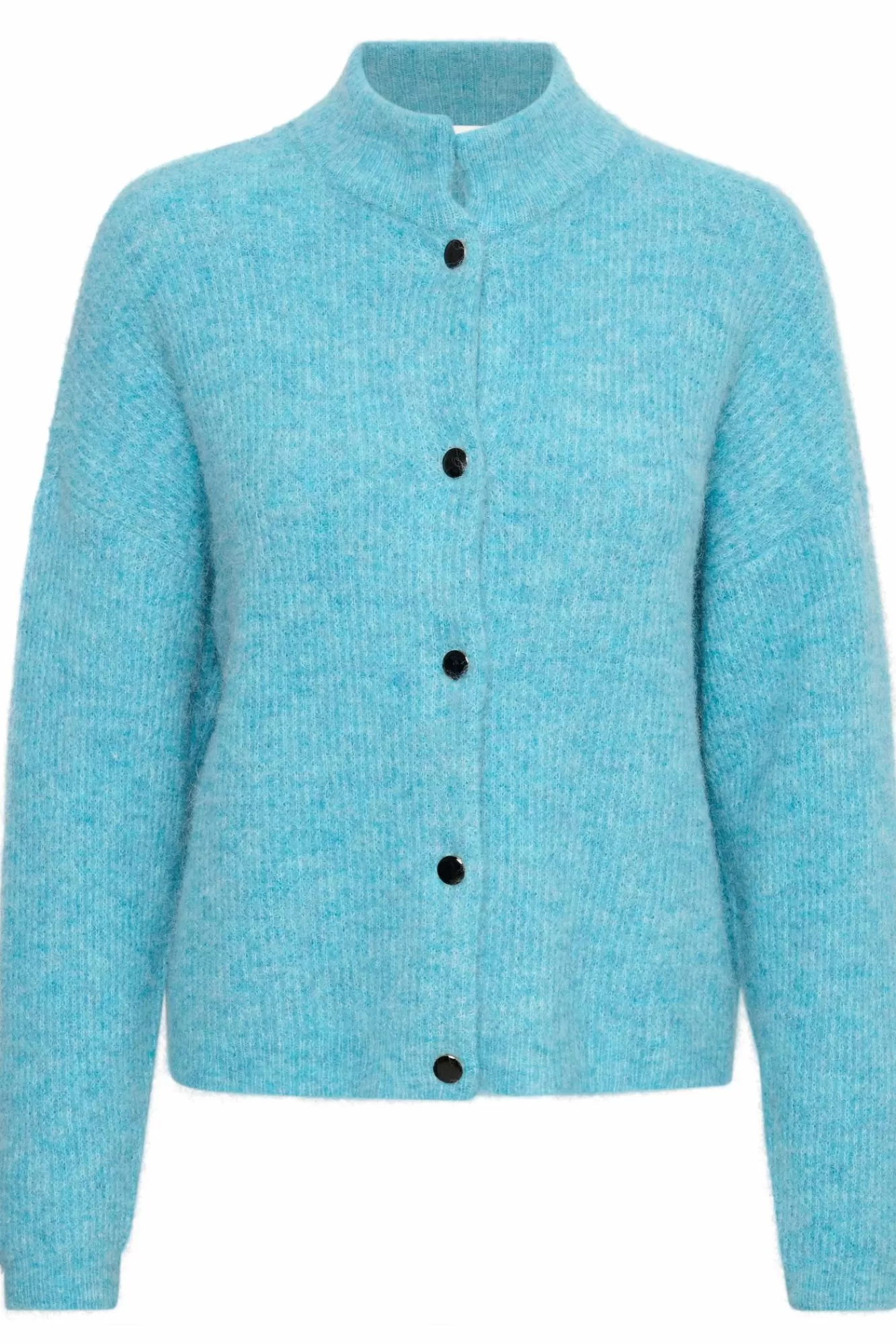 Gestuz Gensere & Cardigans>Alphagz Cardigan Horizon Blue Melange