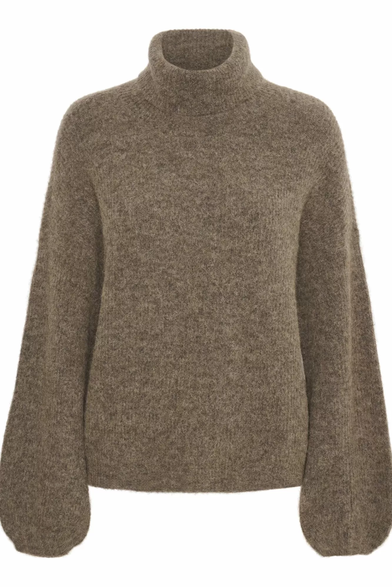 Gestuz Gensere & Cardigans>Alphagz Genser Dark Sand Melange