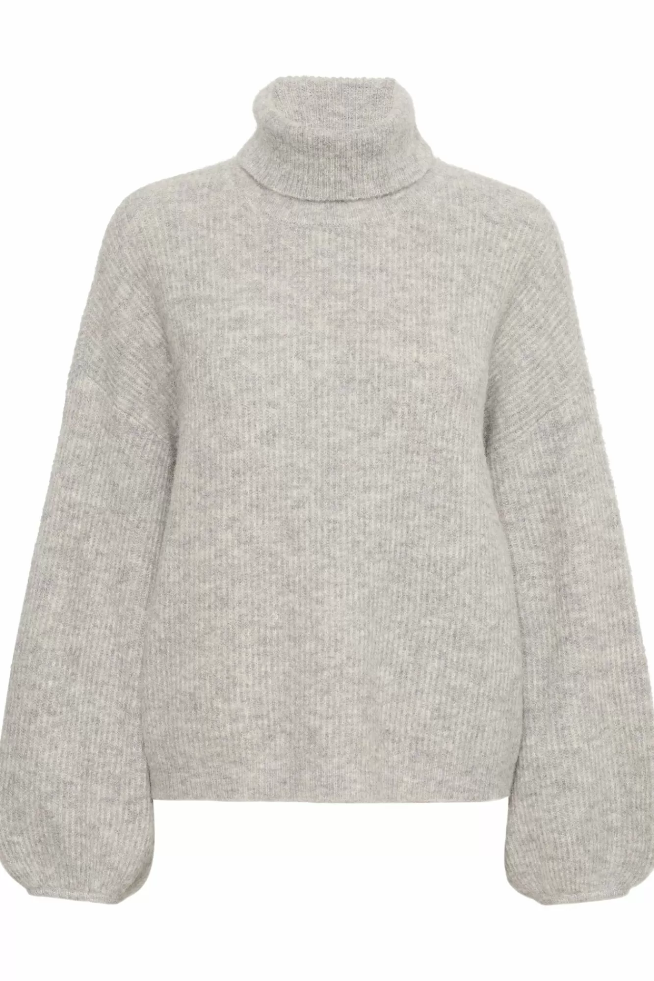 Gestuz Gensere & Cardigans>Alphagz Genser Light Grey Melange