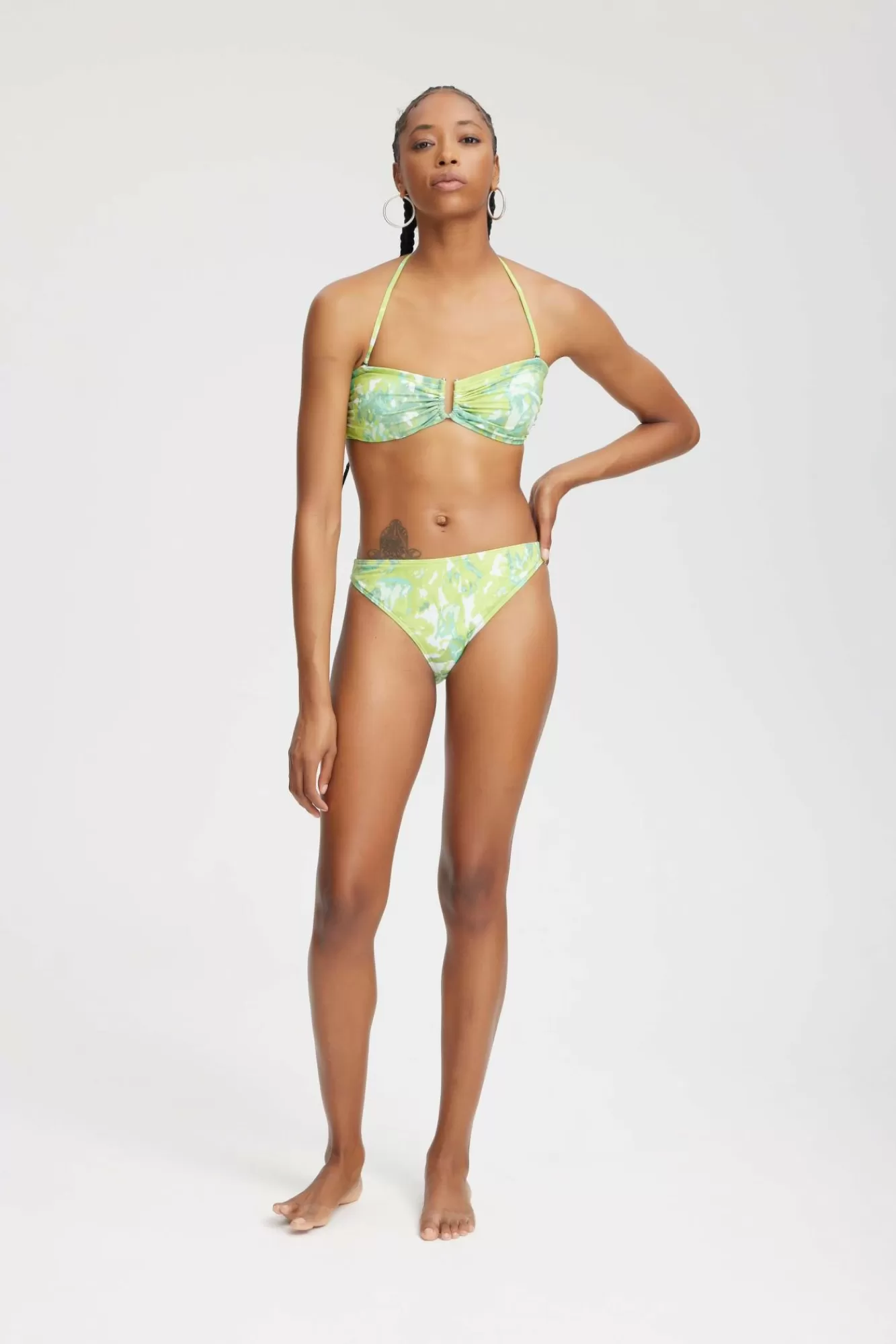 Gestuz Badetøy>Canagz Bikini Top Green Splash