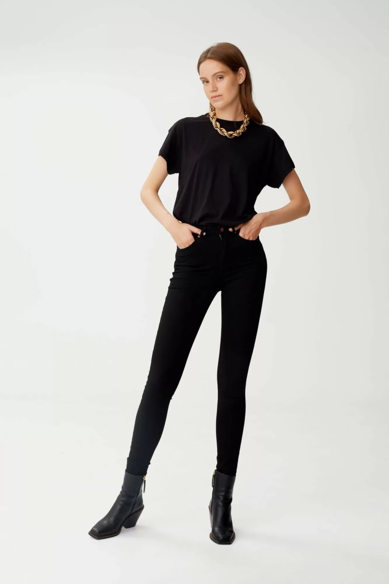 Gestuz Jeans>Emilygz Hw Skinny Jeans Black