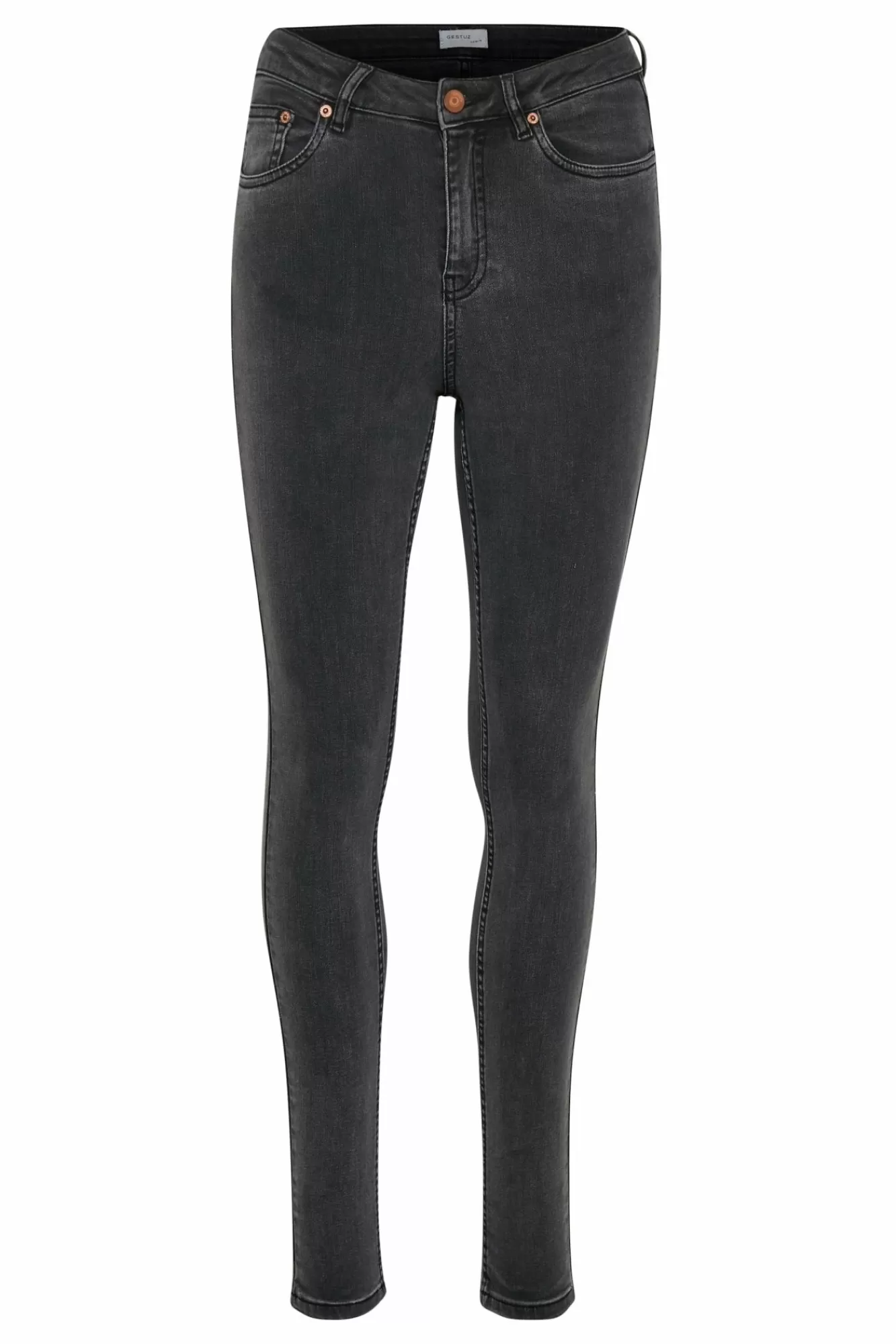 Gestuz Jeans>Emilygz Hw Skinny Jeans Storm Grey