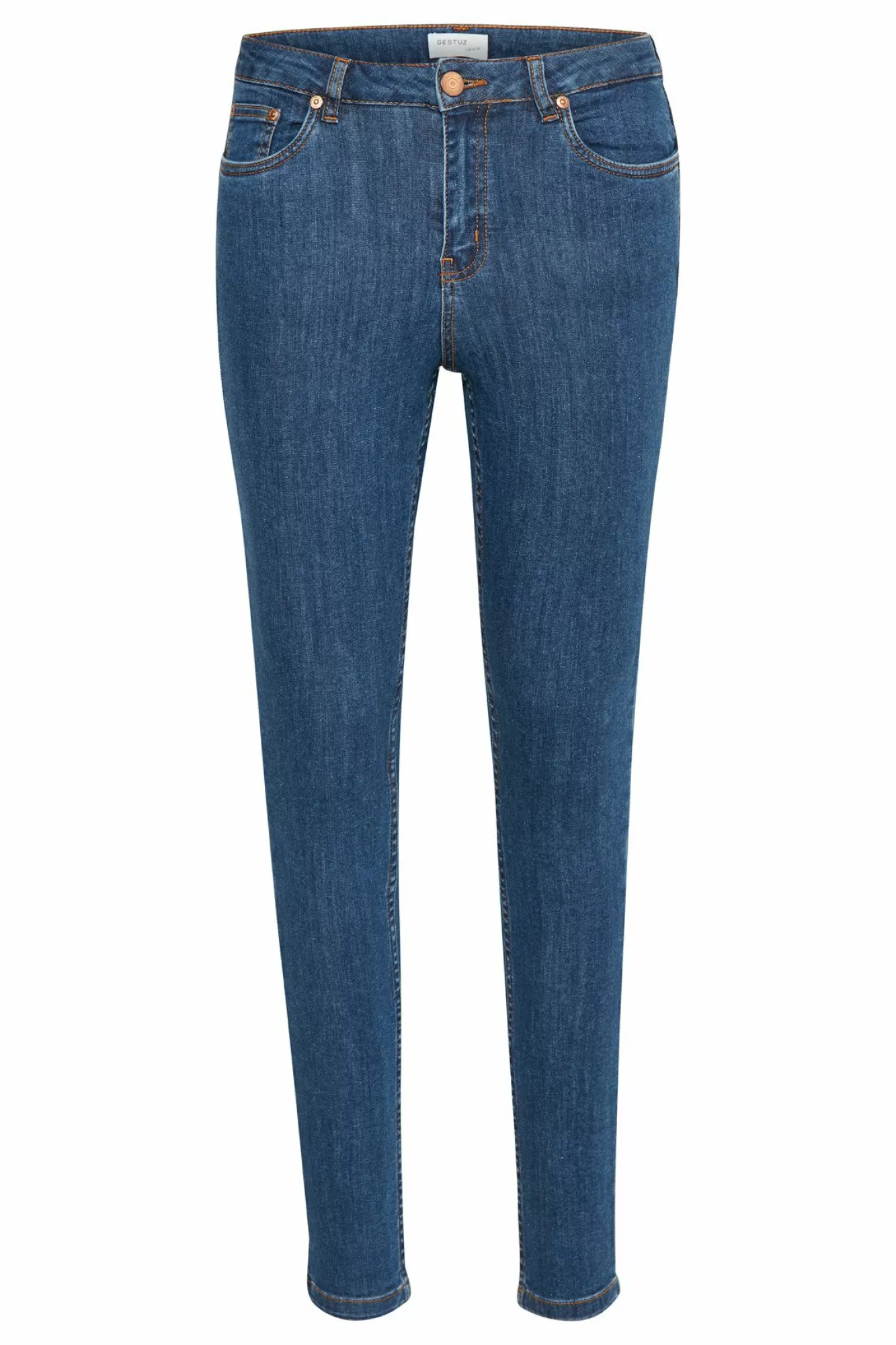 Gestuz Jeans>Emilygz Hw Skinny Jeans Indigo Blue