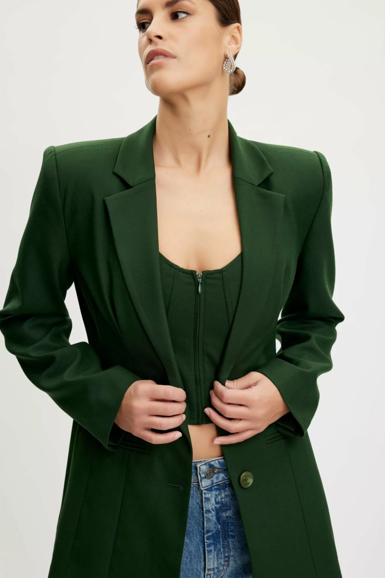 Gestuz Suits>Fenayagz Blazer Twocolor Green