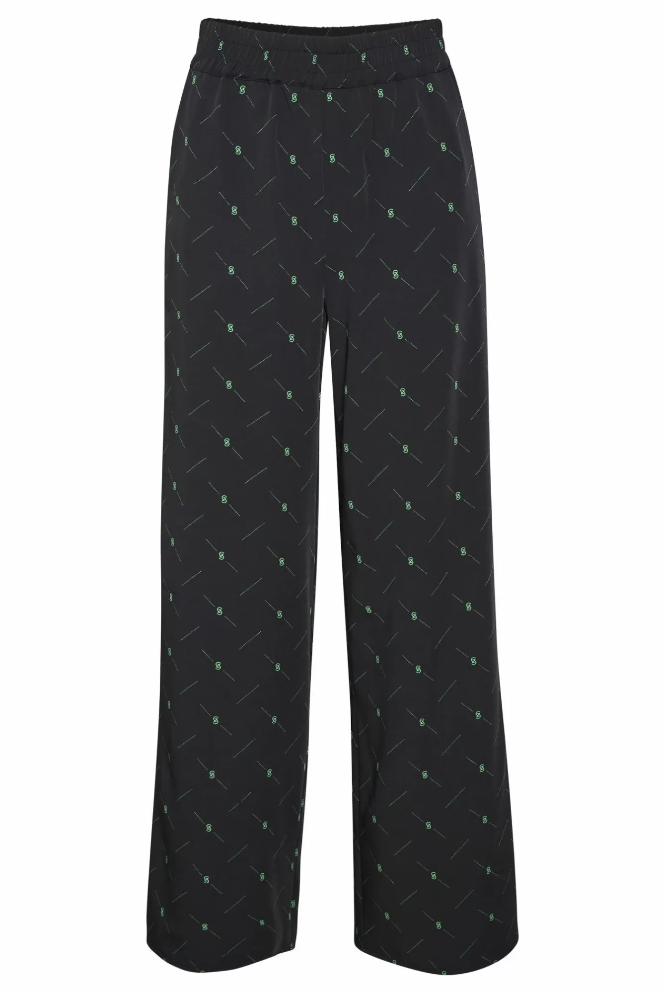 Gestuz Bukser>Hannigz Pants Casual Black/Green