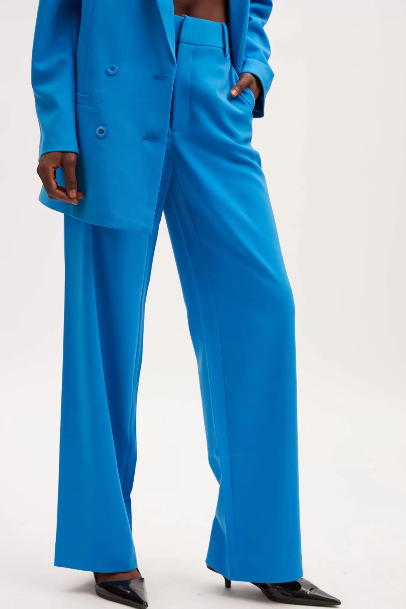 Gestuz Suits>Joellegz Bukser Directoire Blue