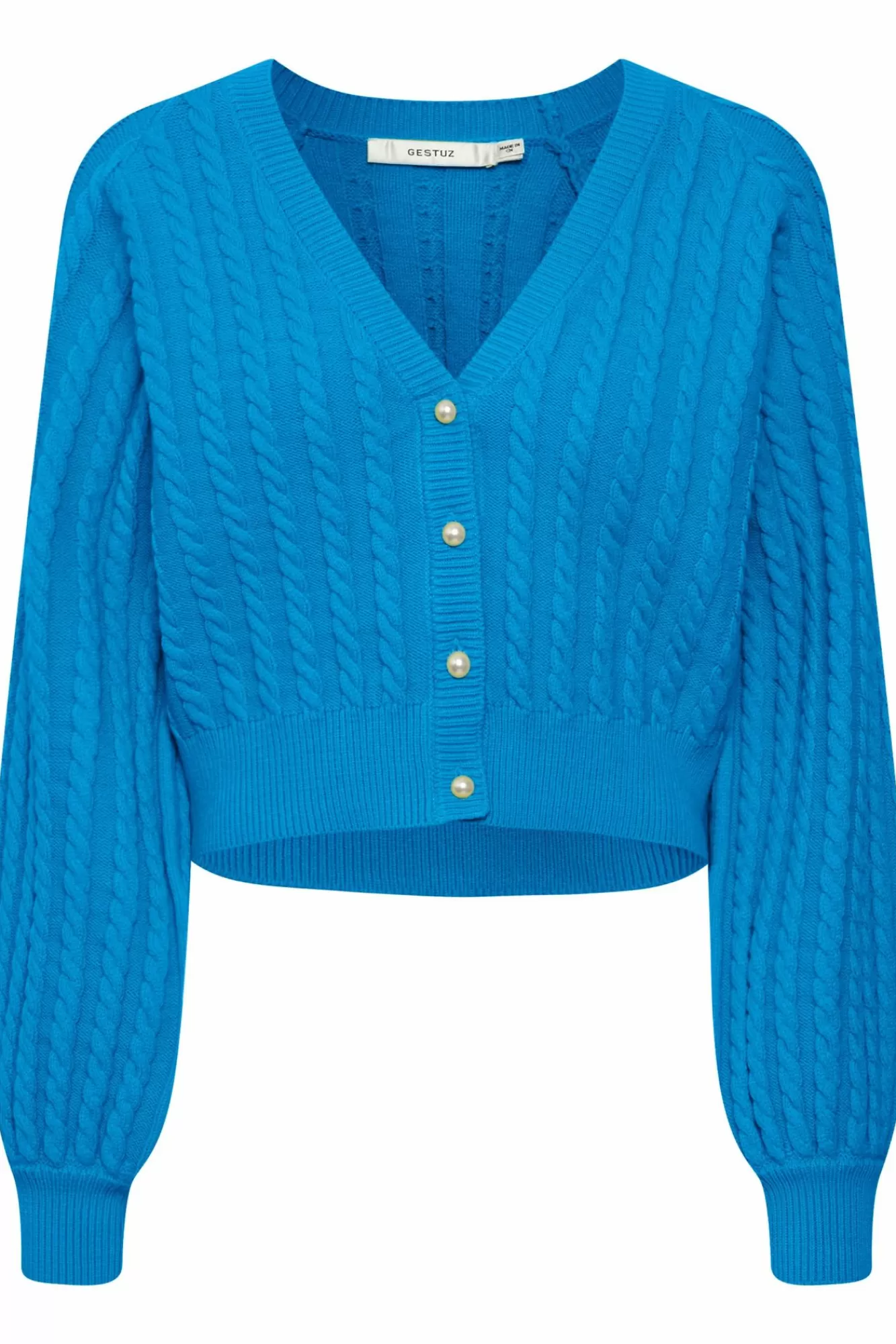 Gestuz Gensere & Cardigans>Lexigz Cardigan Malibu Blue