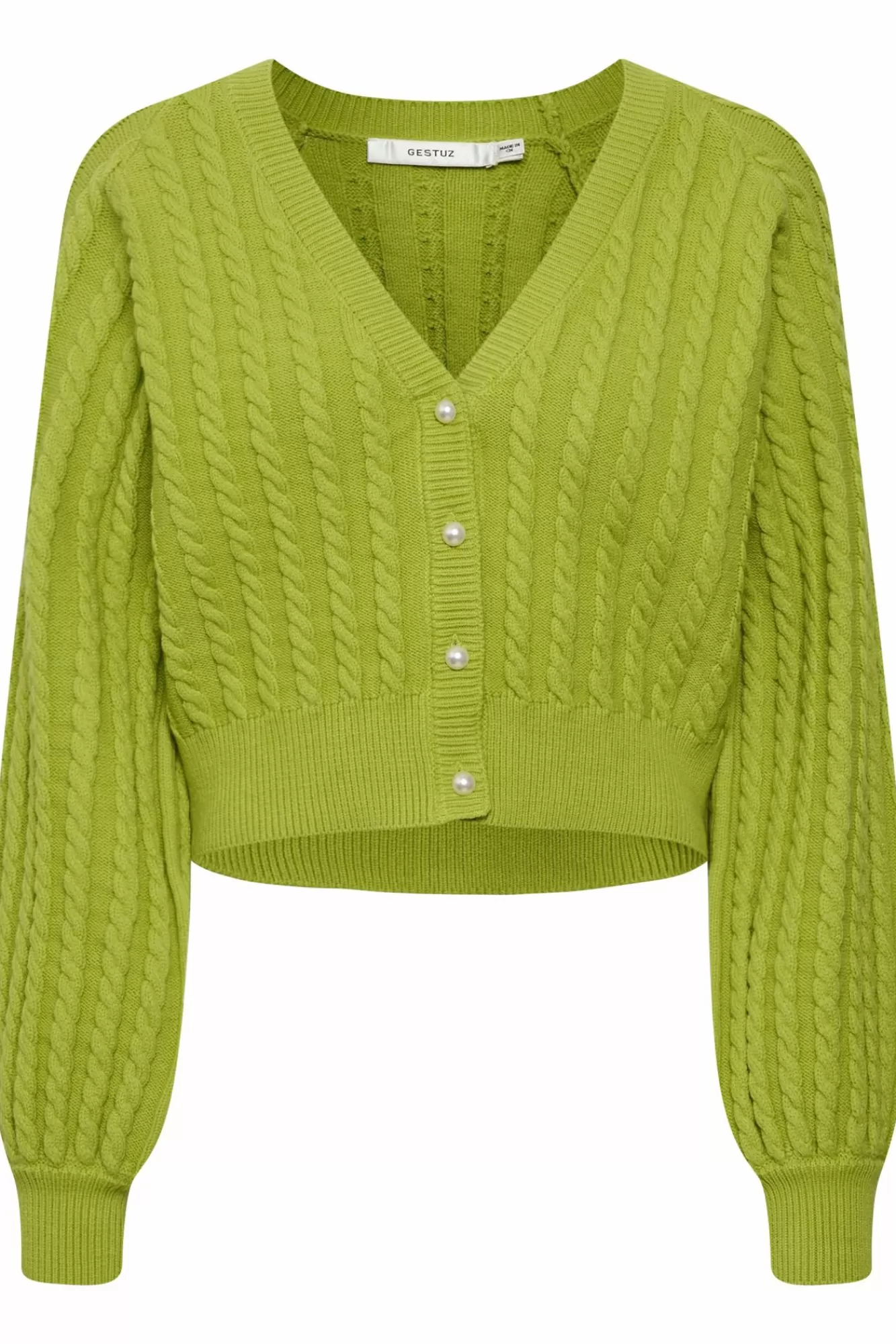 Gestuz Gensere & Cardigans>Lexigz Cardigan Dark Citron