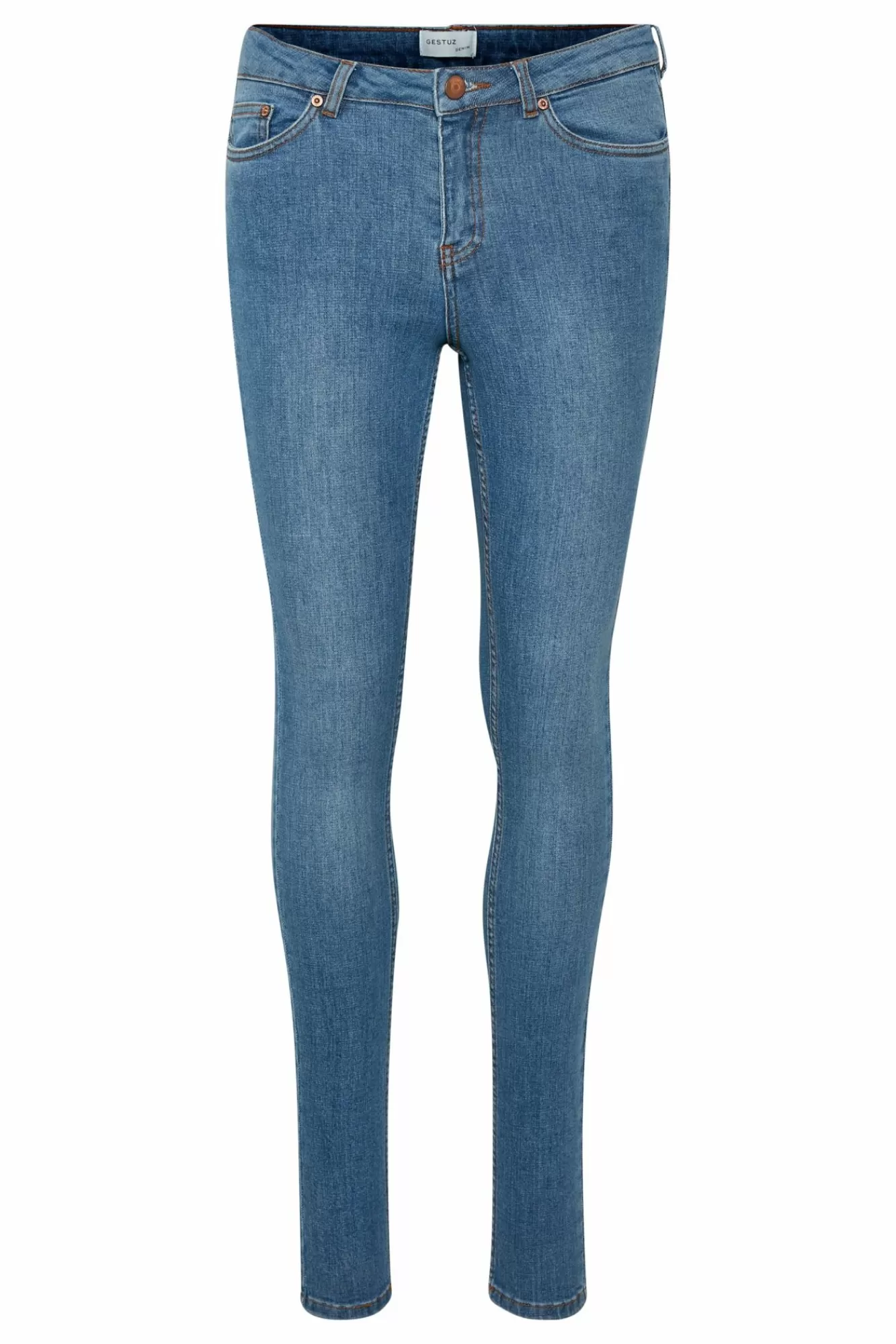 Gestuz Jeans>Maggiegz Mw Skinny Jeans Sky Blue