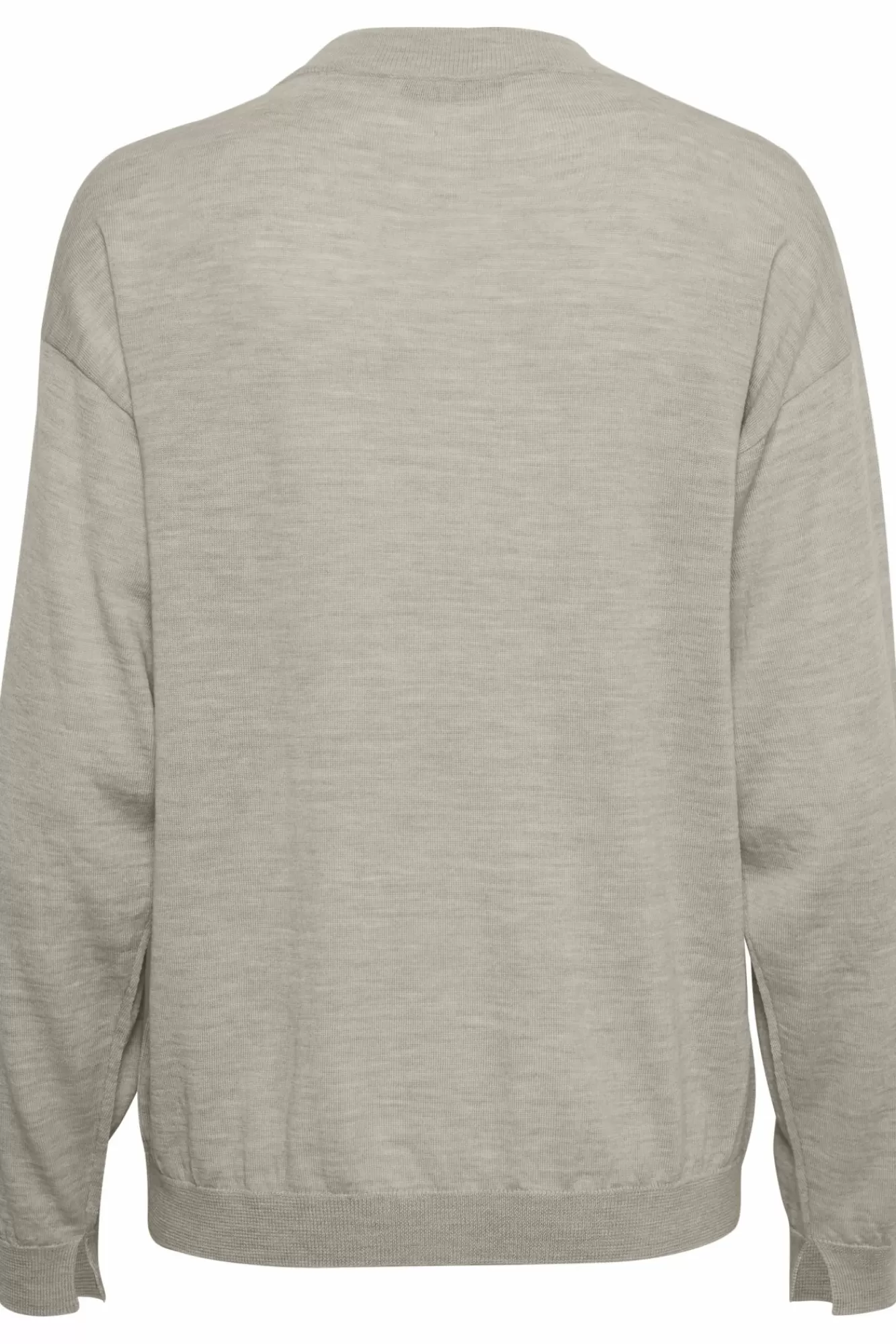 Gestuz Gensere & Cardigans>Merinagz Strikket Pullover L.Grey Melange