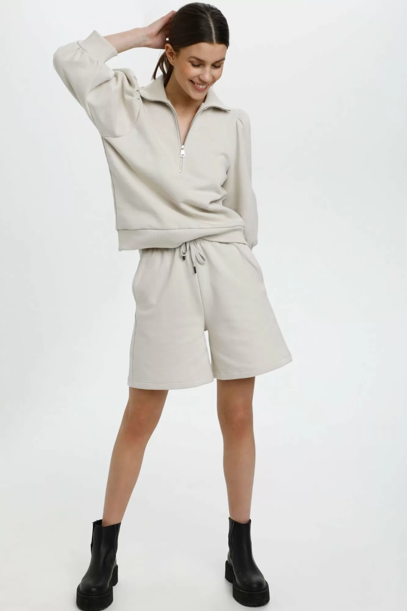Gestuz Shorts>Nankitagz Hw Shorts Moonbeam