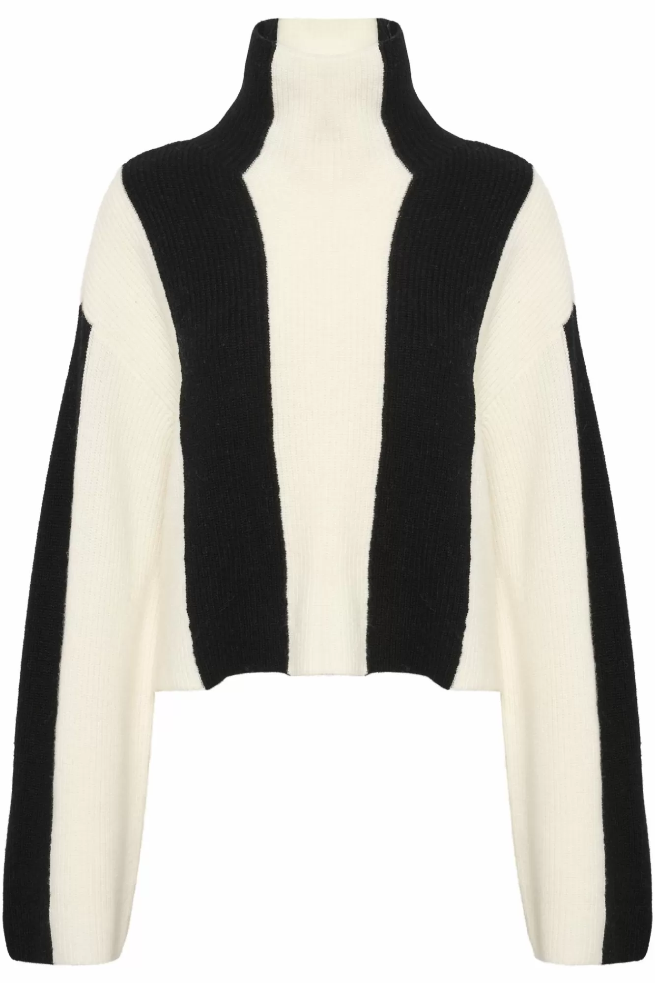 Gestuz Gensere & Cardigans>Risanegz Genser Black/Off White