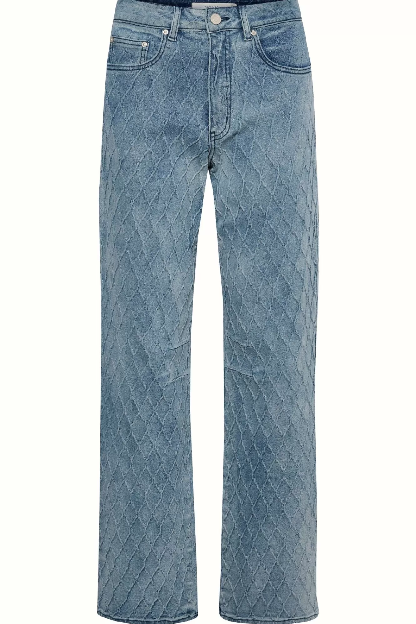 Gestuz Jeans>Rozeringz Jeans Washed Mid Blue