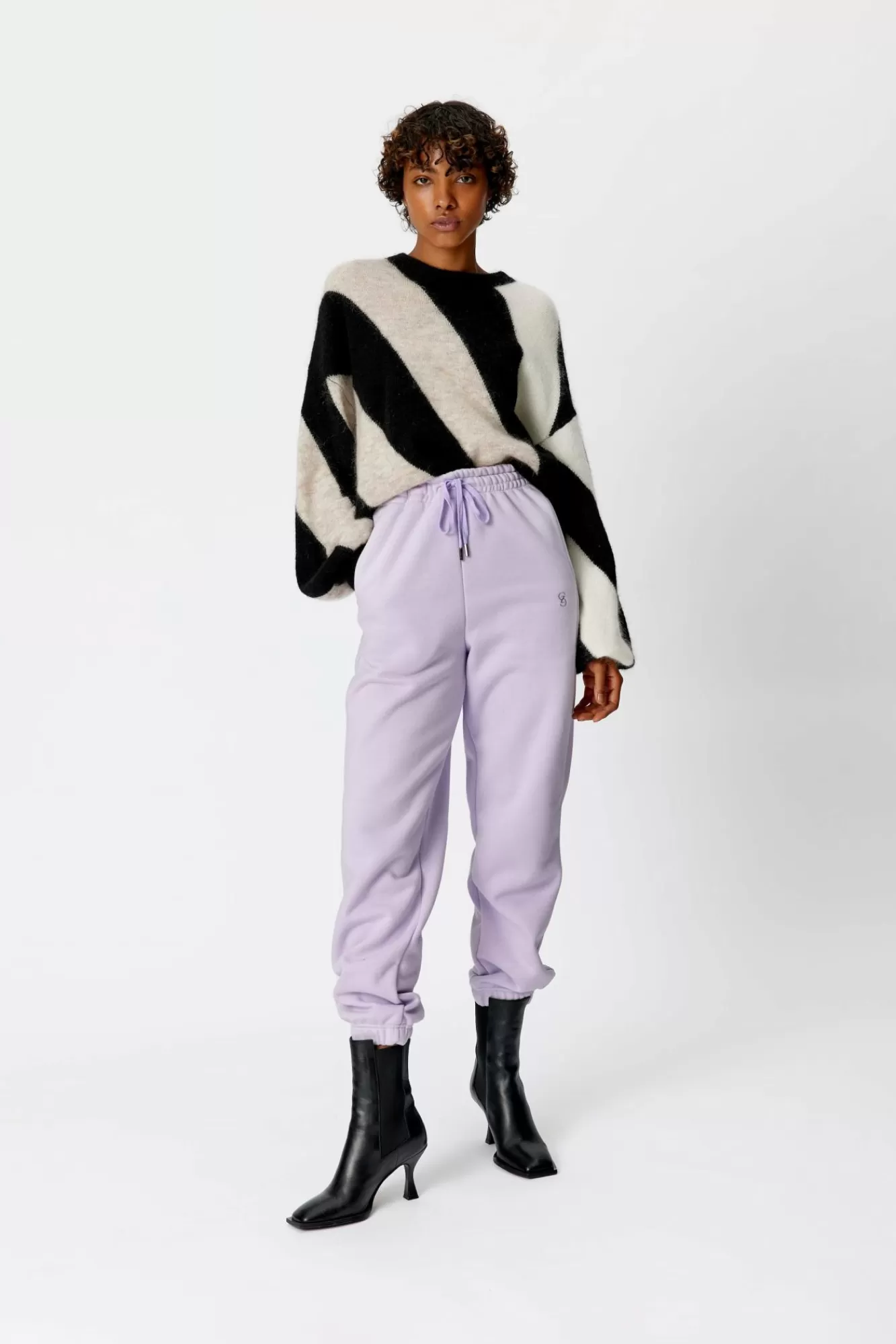 Gestuz Bukser>Rubigz Sweatpants Pastel Lilac