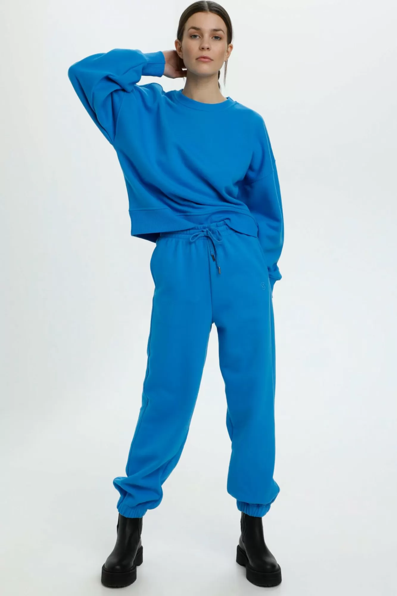 Gestuz Bukser>Rubigz Sweatpants French Blue