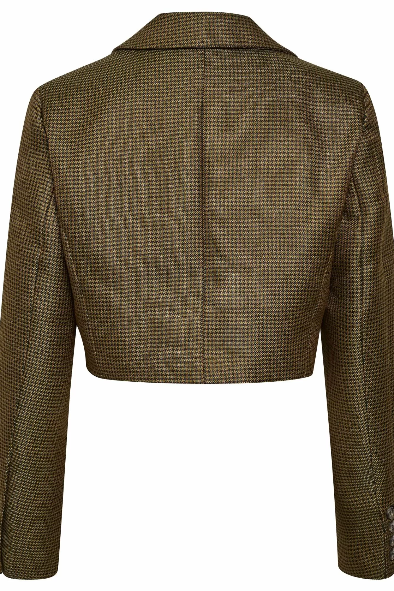 Gestuz Blazere>Sanaigz Blazer Green Brown Houndsthooth