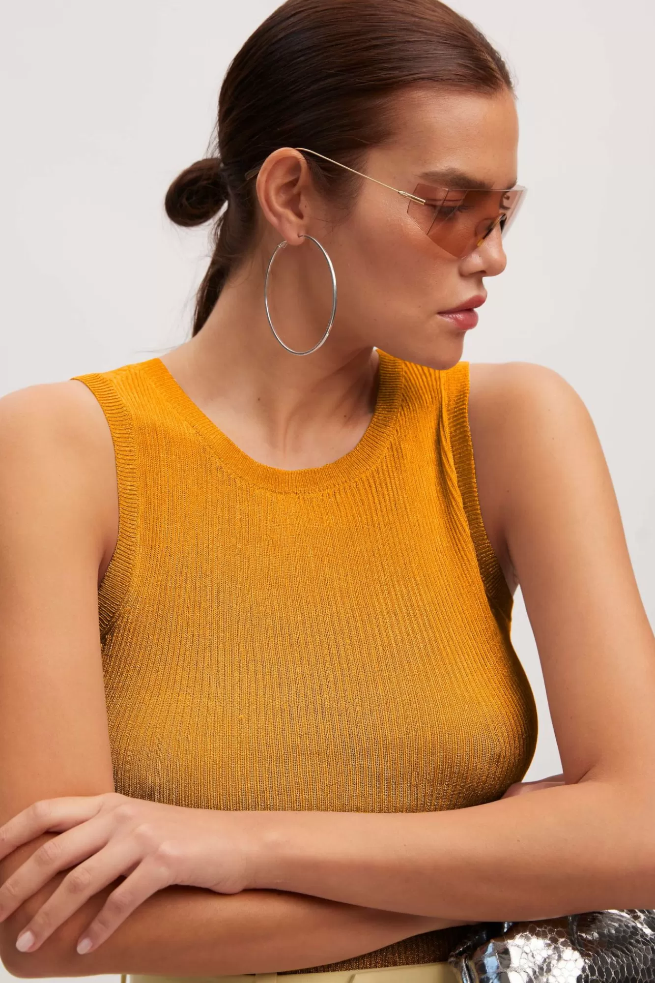 Gestuz Gensere & Cardigans>Silvigz Top Flame Orange