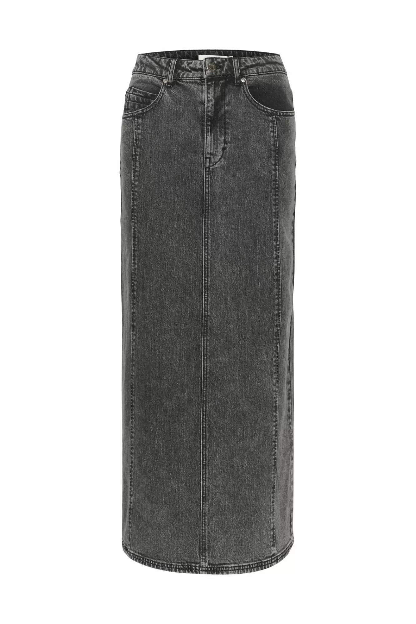 Gestuz Skjørt>Stullygz Skjørt Grey Acid Wash