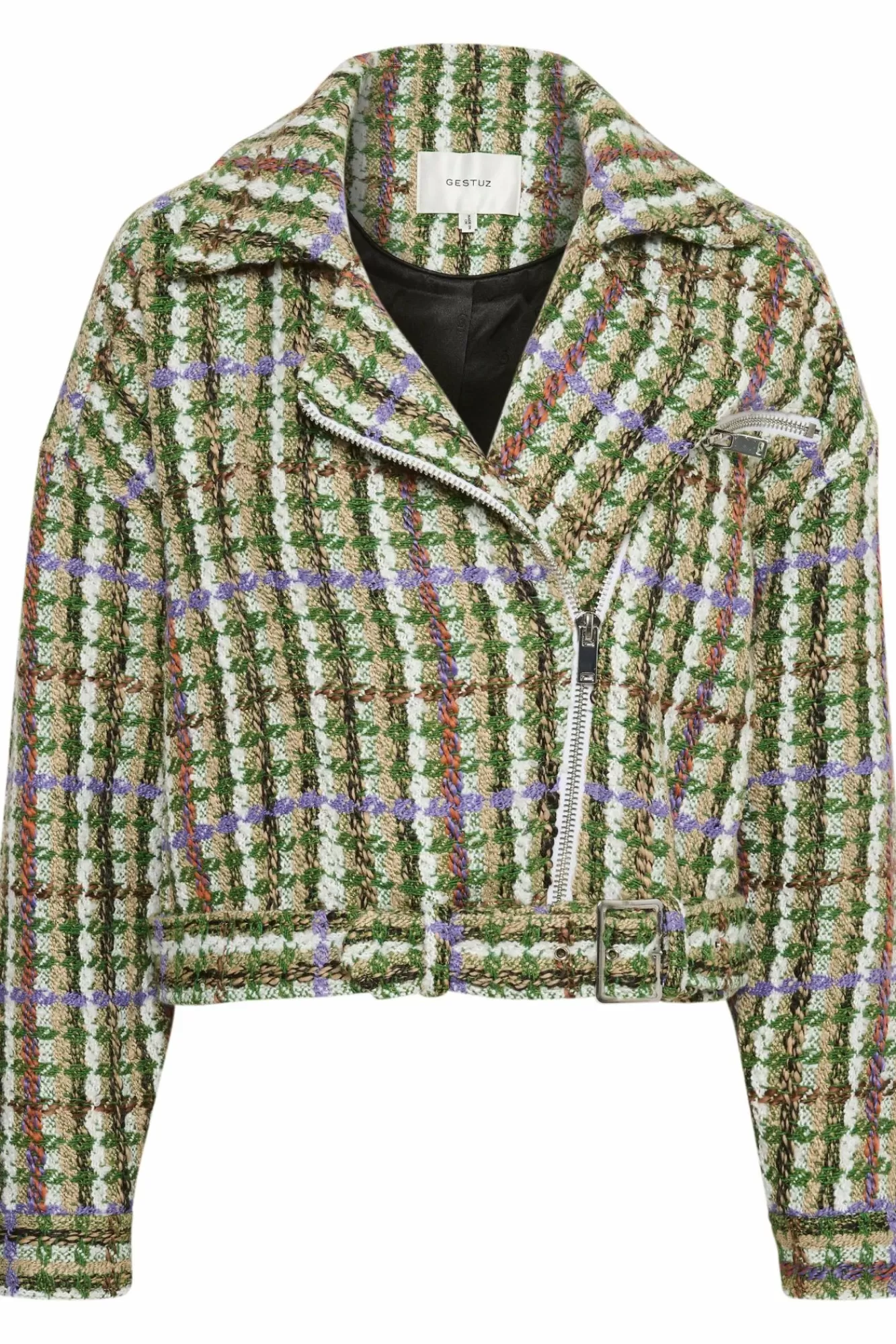 Gestuz Frakker & Jakker>Tashagz Casual Jakke Multi Check Tweed