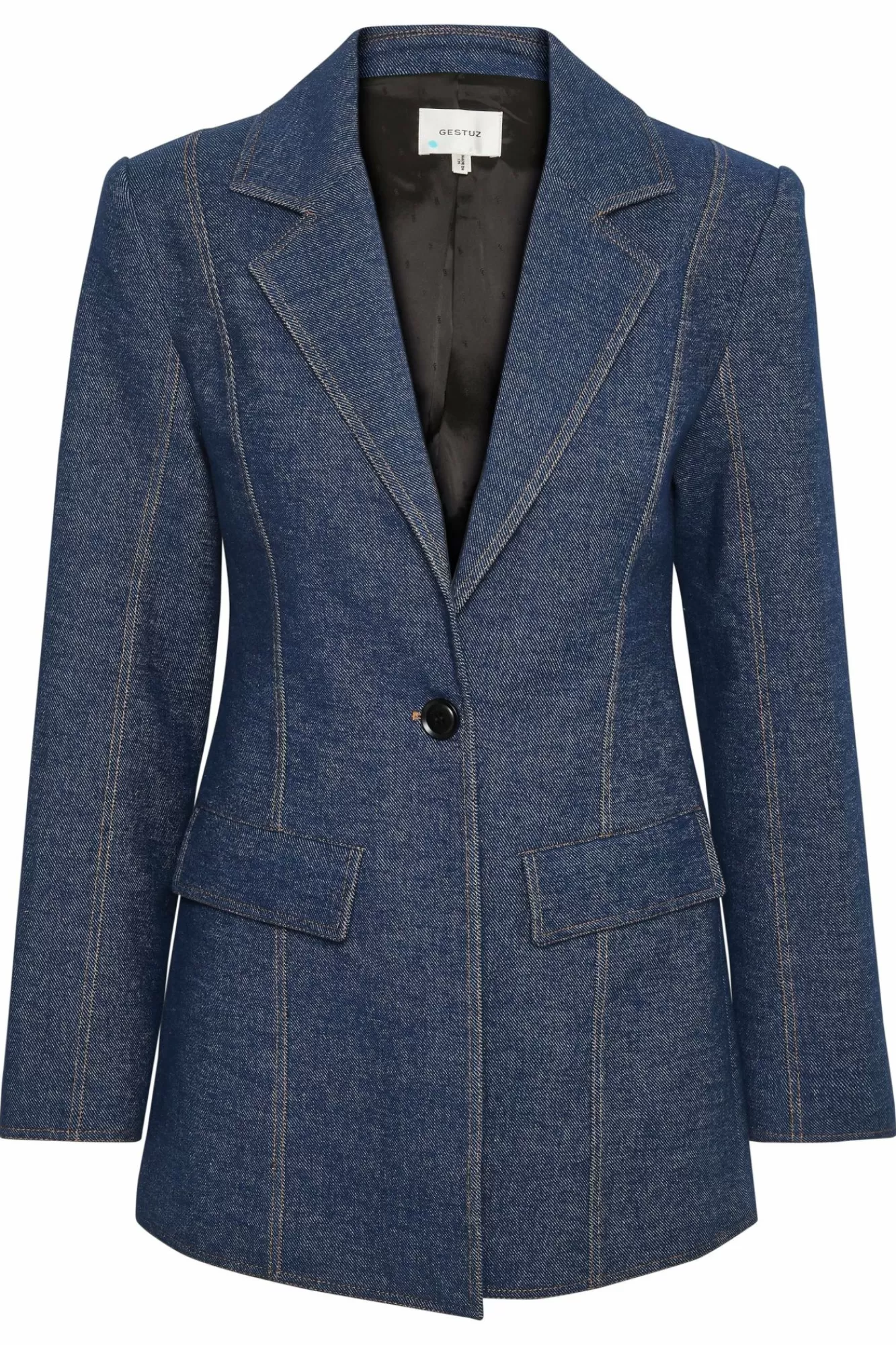 Gestuz Suits>Vloragz Blazer Dark Blue Denim